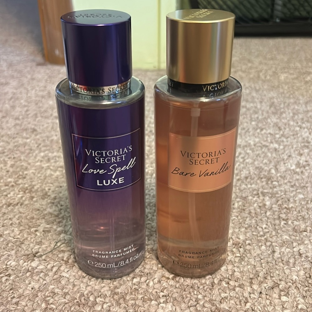 NWT full sized Victoria’s Secret body sprays